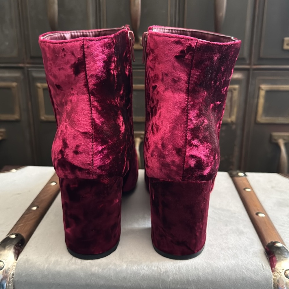 Room of Fashion Crushed Velvet boots - Picture 5 of 6